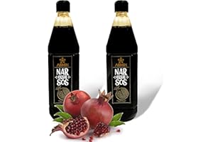 PERGAMO NATURAL FLAVOR Sirop de grenade concentré 100% grenade (Nar Eskisi) 330 ml par Fersan (pack de 2)