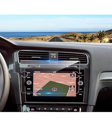DISSKIN® Displayschutzfolie Für Volkswagen Discover Media & Pro Display Selbstheilend Durch W Rme Matt Antibakterielle Beschichtung Anti Fingerabdruck Kompatibel Zu Vw Golf 7 Discover Media