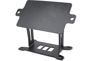 JY Performance Manifold Stand Pedestal Mounting Bracket Fits Air Lift Airlift 3P / 3H / V2 Mount, 45 Degree Mount, Black