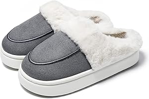 JOMIX Damskie kapcie zimowe z ciepłą wyściółką