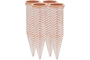 Relaxdays Tonkegel Bewässerung, 4er Set, Gießkegel für 1,5 l PET-Flaschen, für Zimmerpflanzen & Balkonkästen, terrakotta