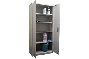 F.T. Armario de Metal con Puertas abatibles, Tenue 60x40x170 cm