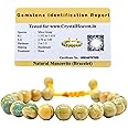 Crystal Heaven Certified Crystal Bracelet for Women Men with Healing Crystal and Reiki Stone - Original Authentic Gemstone Adjustable Beaded Bracelet for Money, Wealth Success & Positive Energy