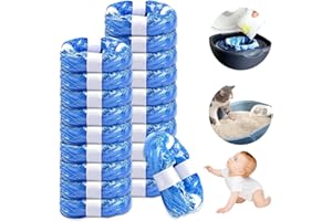 PARPAT 20er-Pack 4.5M Windeleimer NachfüllkassettenNachfüllfolie Abdichtung Zähigkeit, Windeleimer Geruchsdicht Kompatibel mit Meisten Windeleimern, für Litter Locker Nachfüllkassette