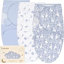 Yukkidds Pucksack Baby 0-3 Monate, Pucktuch Swaddle für Neugeborene
