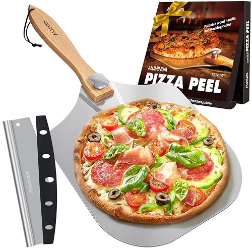 Mooues Pizzaschieber Aluminium, faltbar