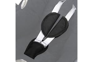 BABYS-DREAMS BAMBINIWELT 3tlg. SET Gurtpolster + Schrittpolster für Maxi-Cosi - SCHWARZ - Babyschalen Gruppe0 NEU XX