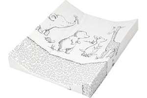 JULIUS ZÖLLNER Matelas à langer à 2 rebords Taille 50/65 cm (plusieurs motifs disponibles)