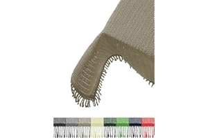 BRANDSSELLER Obrus ogrodowy, odporny na warunki atmosferyczne, antypoślizgowy, obrus na balkon i kemping, prostokątny, 130 x 220 cm, cappuccino