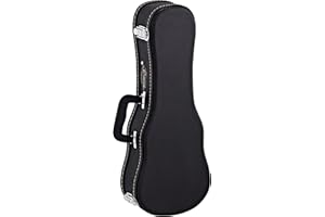Ortega Guitars Economy Ukulele Hardcase - Tasche für Soprano Ukulele - Höhe 55 cm - Vinyl, Schwarz (OUCSTD-SO)