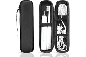 Euqvunn Toothbrush Case, Polyester, Black