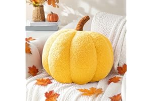 Pumpakudde, dekoration, pumpakudde, plysch, Pumpkin, höstdekoration, kudde, gul, pumpa, prydnadskudde, höstdekoration för hal