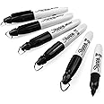 Sharpie Mini Permanent Marker - Bullet Tip - Fine Point - Black - Pack of 6