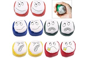 iwobi Set da 10 Palline da Giocoliere,Set per Giocoleria Classiche Morbide Principianti per Bambini e Adulti