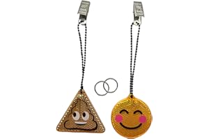 ‎SAFETY REFLECTOR OF FINLAND SAFETY REFLECTOR OF FINLAND; Superheller Reflektor; Nachhaltig und langlebig; Stilvoller Anhänger für Rucksäcke, Kinderwagen, Kleidung usw.