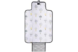 Baby Polar Gear Matelas à langer transportable avec motif montgolfières
