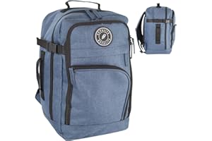 BORDLITE 40x20x25cm Ryanair Cabin Backpack – Airline Approved Underseat Bag – Free On Board for Ryanair, easyJet, Jet2 – Water-Resistant Lightweight Travel Rucksack for Flights & Daily Use