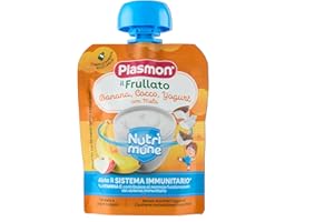 PLASMON Frullato Nutrimune - Banana Cocco Yogurt 6x85g