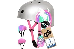 99FLIPS Casco Bici Bambino 3-12 Anni - Casco Bici Bambina 3 Colori - Caschetto Bambino - Monopattino Skateboard Pattini a Rotelle