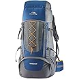 TRAWOC OMEGA 60 Ltr Rucksack Bag for Men & Women Travel Bag Trekking Bag Hiking Backback, Blue, 3 Year Warranty, HK002