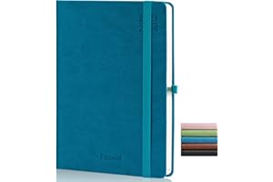 Agenda 2023 2024 Semainier A5, Agenda Journalier 17 Mois: Août 2023 - Déc 2024, Agenda Scolaire Couverture en PU Cuir, Ruban Signet, Avec Passant pour Stylo, Bleu