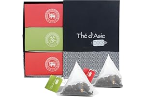 ‎KHLA Khla - 3 Bio-Morgentee-Geschenkset - Earl Grey, Chun Mee & Breakfast OP & - 3 x 20 Teebeutel - Asiatische Kräutertees - Schwarzer Tee, Grüner Tee - Geschenkbox für Geburtstag, Weihnachten
