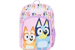 Plecak Bluey | Plecak Dla Dziewczynek Bingo | Uroczy Plecak Dla Maluchów | Plecak Przedszkolny | Różowy One Size