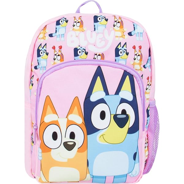 safta BLUEY SISTERS - Zaino a sacco piatto Junior, ideale per bambini