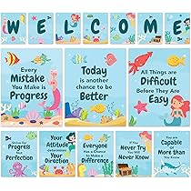 Tür-Banner 'Under The Sea' – Bunte Meerestier-Dekoration Für Klassenzimmer, Tür & Wand