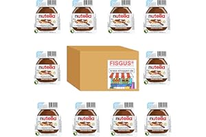 Für ein leckeres, perfektes Frühstück - 10 x 15g Marken Nuss-Nugat Creme - Ein Bundle von FISGUS® by krass-shoppen-de