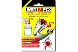 WETNFIX (20 Discs) - Fixing Wall Plugs Fast! No Need to Fill or redrill.