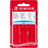Singer Twin needle 2025 90/14 3 mm needle, metal, silver, 7 x 0.03 x 4 cm