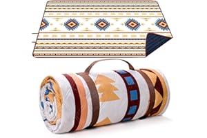 ‎LARUTAN LARUTAN Outdoor Picknickdecke 200x200cm, Stranddecke Sandfrei, Tragbare Waschbar Strandunterlage Picknickdecke für Trocken Strand, BBQ, Picknick, Wandern, Reisen Campingdecke Beige