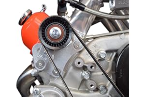 ICT Billet Manual Belt Tensioner with Pulley Compatible with Corvette CTS-V G8 CTSV Z06 LS7 Aluminum LS1 LS2 LS3 LS6 Made in The USA 551617X-1