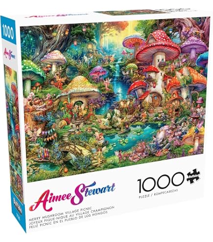 Buffalo Games Puppy Dreams Puzzle – 750 Teile, Hundewelpen-Motiv, Mit Poster