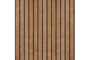 GOYAPRINT Vinilo Adhesivo Listones de Madera 40x250 cm para Cocina Muebles Pared Papel Pintado Autoadhesivo Decorativo con Efecto 3D