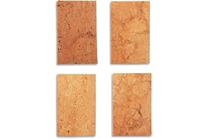 Soundman® 8 Placas de Corcho 2 x 0.6 mm, 2 x 1.0 mm, 2 x 1,5 mm, 2 x 2,0 mm Placas de Corcho for Saxophone Clarinet Oboe