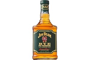 ‎JIM BEAM Jim Beam Rye Whiskey | Kentucky Straight Rye Whiskey | würziger Geschmack mit kräftigem Roggenaroma | 40% Vol. | 700ml