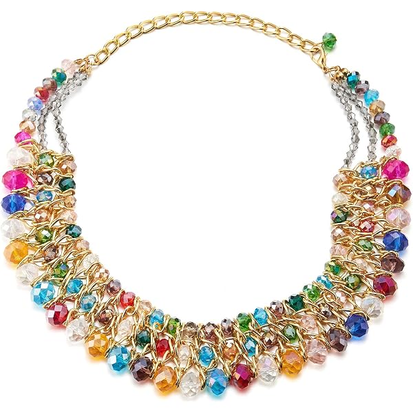 Amosfun Collana Spiaggia Con Conchiglie E Perline - Choker Estivo Per Donne E Ragazze - 2