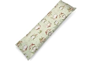 PinkZebra Coussin de positionnement latéral - 40 x 120 cm - En 100 % coton - Pour enfants et adultes - Avec fermeture éclair - Certifié Öko-Tex Standard 100 - Fabriqué en UE - Grenouille et amis