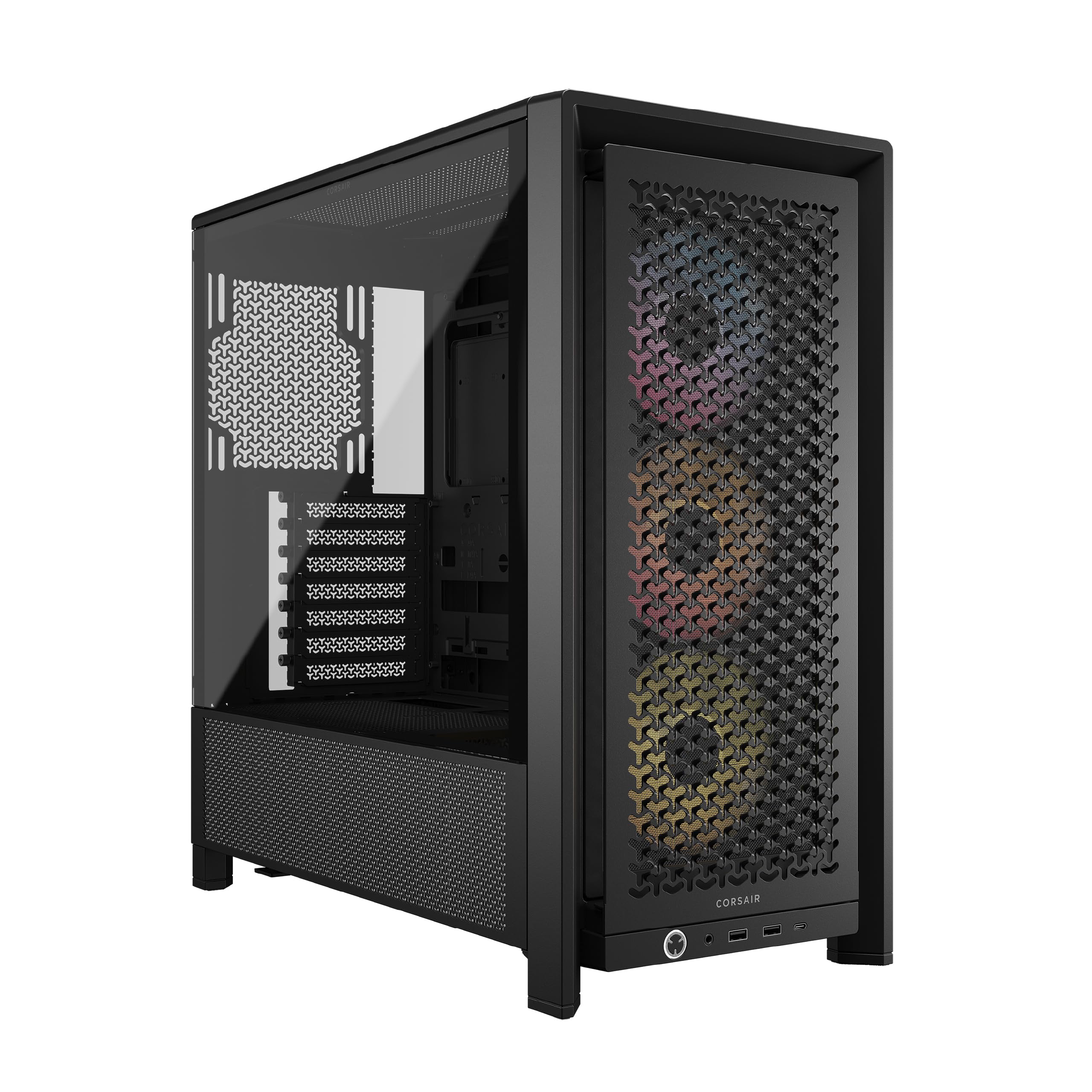 Corsair FRAME 4000D RS ARGB Modular Mid-Tower PC Case - Black