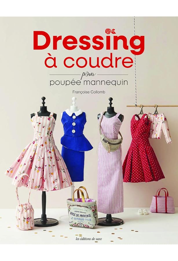 Ensemble Vêtement Et Bandeau Pour Poupée Minikane - Fait Main En France, Taille 34 Cm