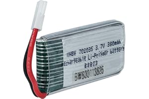 ‎VHBW vhbw Akumulator litowo-jonowy 380 mAh (3,7 V) pasuje do drona, Multicopter Mould King 33041C Quadrocopter