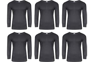 Warmland 6 x Mens Thermal Long Johns Top Bottom Underwear Trousers T Shirt Set S M L XL