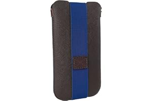 OneJoy Handyhülle Handytasche, Weiche Neopren Handytasche, Smartphone Tasche für iPhone 14/13/12/11 Pro Max ohne Schale, Braun PX608