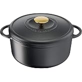 Tefal Heritage Casserole 19 cm, Cast Iron, 2.2 Litres, Condensation Enhancer Lid, Heat Retention, Slow Fire, Stews, Carameliz