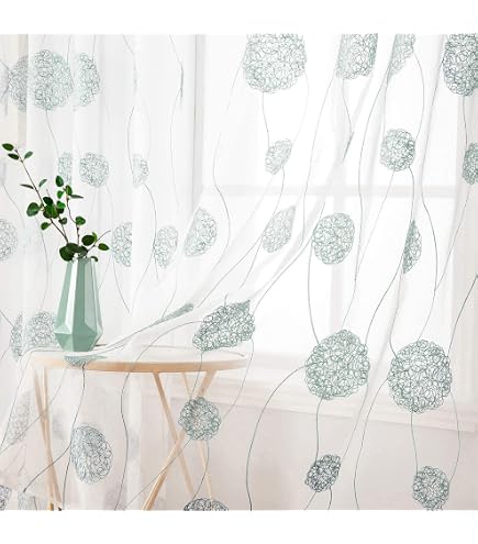 Linea oro Tenda per Interni Finestra Balcone, Tenda con Occhielli Tenda a Pannello Tende a Vela Trasparente per Soggiorno e Camera da Letto Modello Bangkok Jacquard Grigio cm 140x290