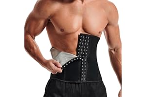 Amy Coulee Bauchweggürtel Herren Schwitzgürtel Sauna Waist Trainer Bauchgürtel Workout Fitness Taillentrainer