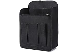 SHINGONE Filz Taschenorganizer Rucksack für Damen und Männer, Backpack Organizer mit Schlüsselanhänger, Taschen Organisator Rucksack Organizer Handtaschen Schwarz - XL