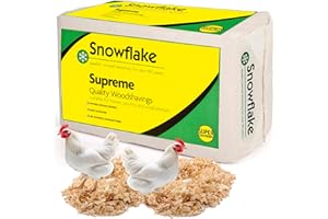 STORM TRADING GROUP 15kg Large Supreme Animal Bedding Shavings Softwood Timber Bale For Goats, Horses, Poultry & Sheep